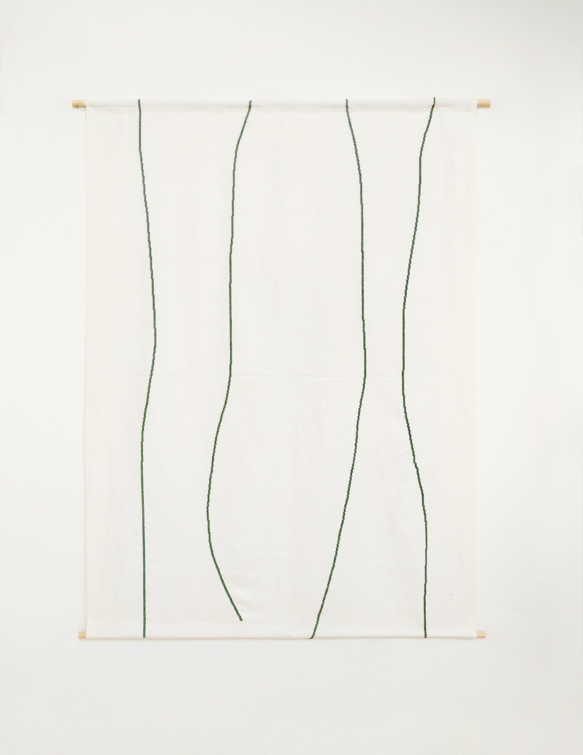 Julia Huete. S/T. Bordado s/algodón. 137x100 cm. 2020